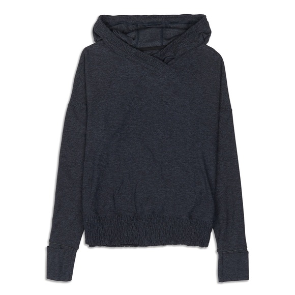 Lululemon Athletica Lead The Pack Hoodie, Heathered Stony Grape / Black sz. 2 - Picture 16 of 17